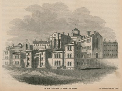 Az új börtön Surrey megyében alkotó: English School