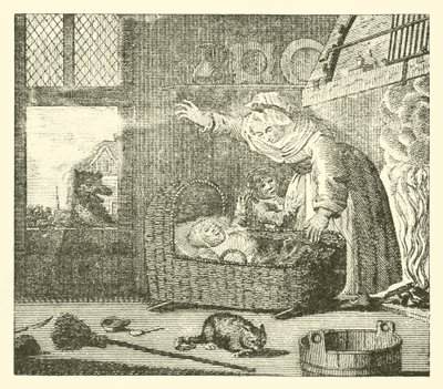 A dajka és a farkas (metszet) alkotó: English School