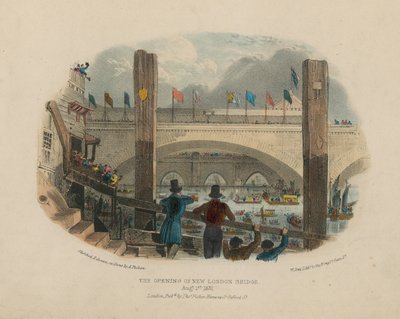 Az új London Bridge megnyitása alkotó: English School