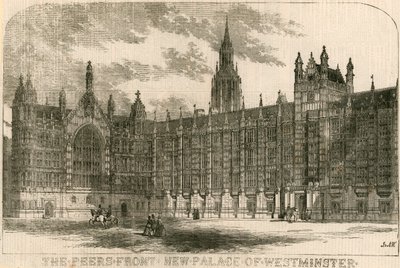 A társak frontja, az új Westminster-palota, London alkotó: English School