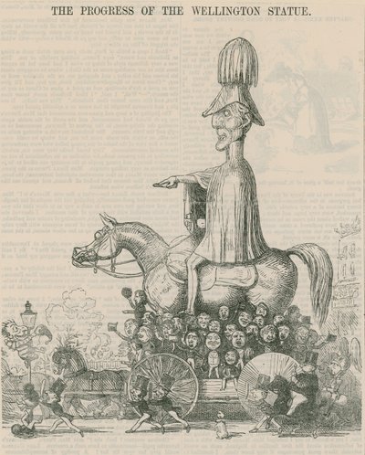 A Wellington-szobor fejlődése, rajzfilm alkotó: English School