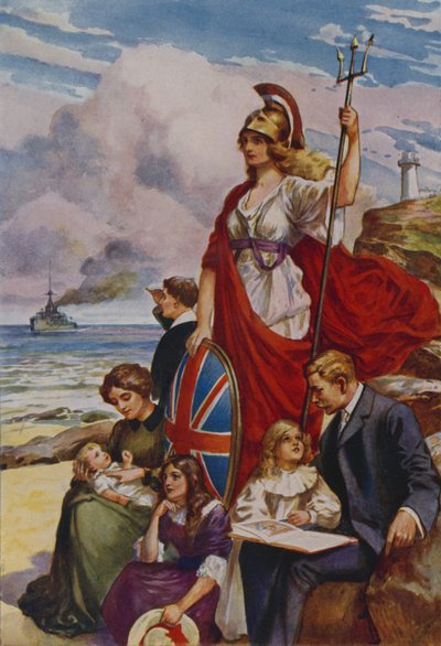 Britannia büszke bástyái alkotó: English School