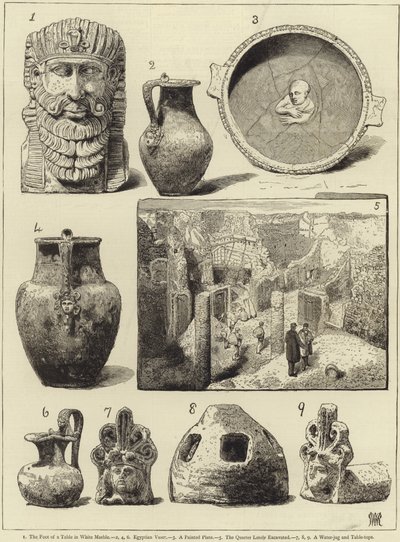 A legutóbbi ásatások Pompejiben alkotó: English School