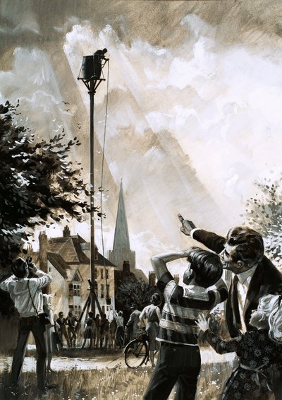 A rúdra ültetés rekordját a texasi dallasi Jim Dean tartotta (papíron gouache) alkotó: English School