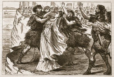 A fellázadt rabszolgák Ennában (lithó) alkotó: English School