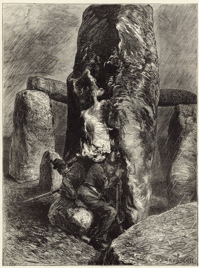 A kóborlók Stonehenge-ben alkotó: English School
