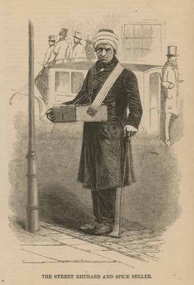 Az utcai rebarbara és fűszerárus alkotó: English School
