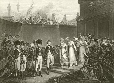 Tippoo Sultan két fiának feladása alkotó: English School