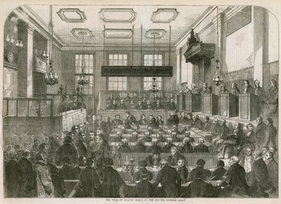William Palmer pere a Központi Büntetőbíróságon alkotó: English School