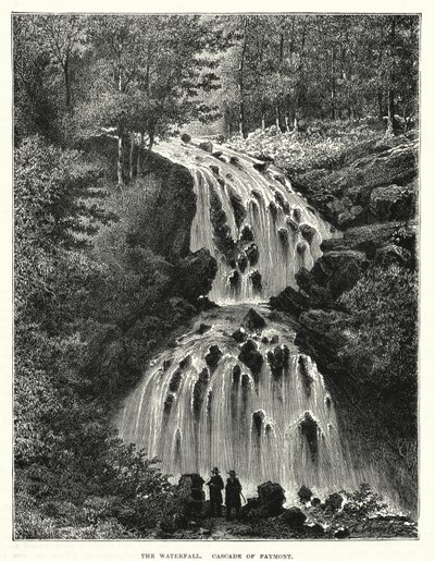 A vízesés, Faymont-i vízesés (metszet) alkotó: English School