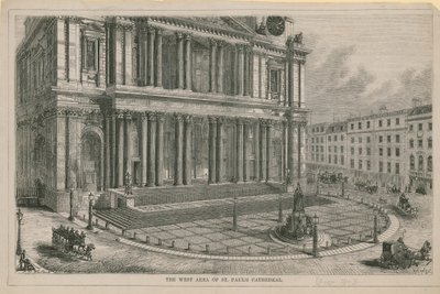 A Szent Pál-székesegyház nyugati része alkotó: English School