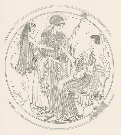 Thészeusz és Amphitrité (metszet) alkotó: English School