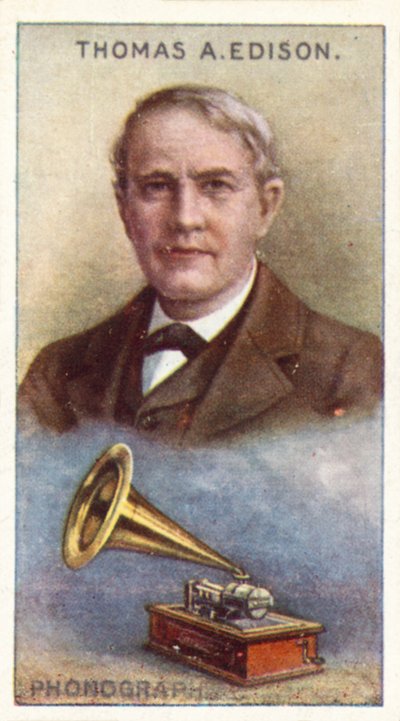 Thomas Alva Edison, fonográf alkotó: English School