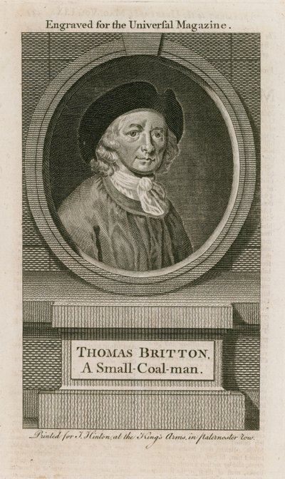 Thomas Britton, a zenés kis szénember alkotó: English School