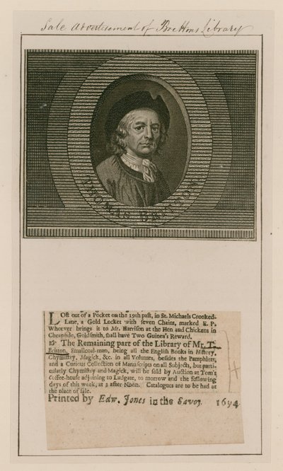 Thomas Britton, a zenés kis szénember alkotó: English School