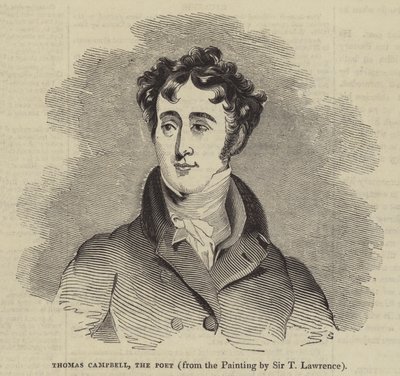 Thomas Campbell, a költő (metszet) alkotó: English School