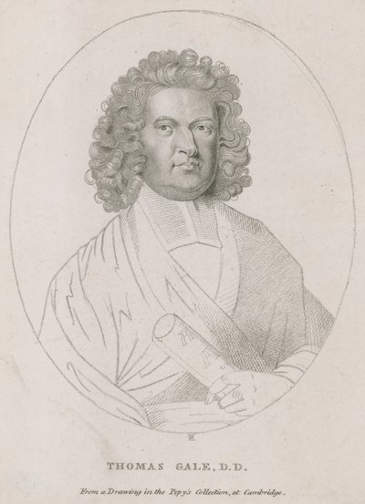 Thomas Gale, aki az emlékmű feliratát írta alkotó: English School