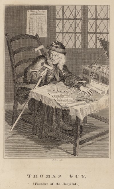 Thomas Guy, a Kórház alapítója alkotó: English School