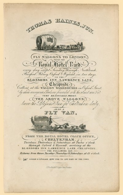 Thomas Haines. Hirdetés alkotó: English School