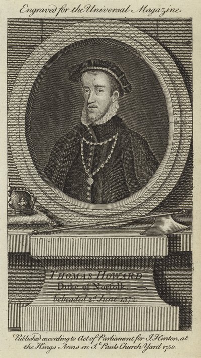 Thomas Howardot, Norfolk hercegét 1572. június 2-án lefejezték alkotó: English School