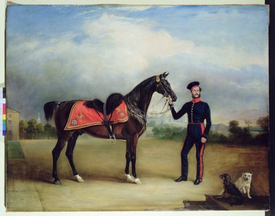 Thomas Oliver Gascoigne, a Royal Horse Guards (olaj, vászon) alkotó: English School