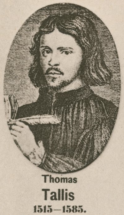 Thomas Tallis (metszet) alkotó: English School