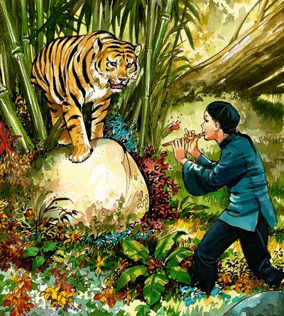 Tigrisnek fuvolán játsszák alkotó: English School