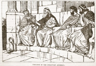 Timoleon a szirakuzai gyűlésben alkotó: English School