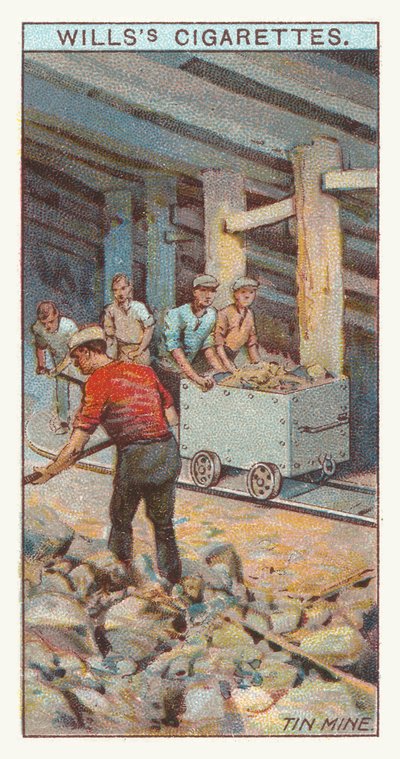 Bádogbánya (chromolitho) alkotó: English School