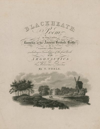 Blackheath címlapja alkotó: English School
