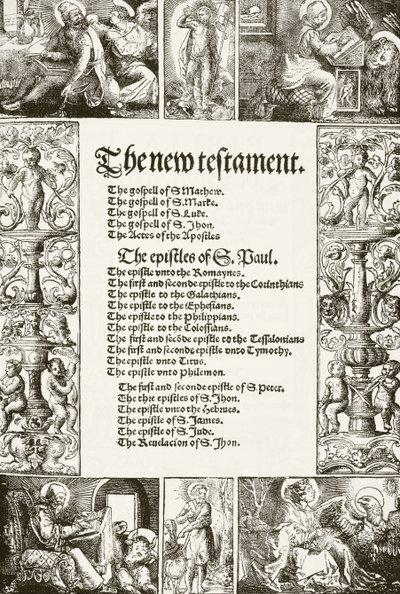 William Hickman Smith Aubrey (1858-1916) Anglia nemzeti és hazai története című könyvének címlapja, amelyet az 1530-as években nyomtattak ki, Londonban, 1890 körül. alkotó: English School