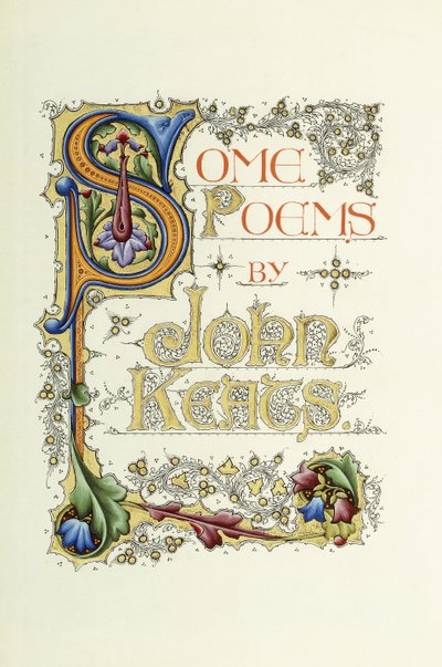 Címlap, cím és szerző, nagy történeti és világító "S" kezdőbetűvel, 1912-1914 alkotó: English School