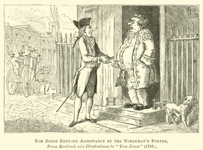 Tom Jones megtagadta a Noblemans Porter bebocsátását alkotó: English School