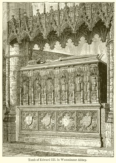 III. Edward sírja a Westminster Abbeyben alkotó: English School