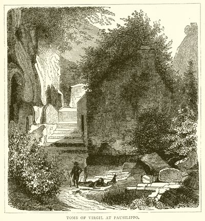 Vergilius sírja Pausilippóban alkotó: English School