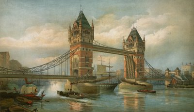 Tower Bridge, London alkotó: English School