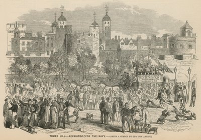 Tower Hill, London: toborzás a haditengerészethez alkotó: English School