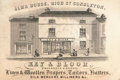 Kereskedelmi kártya, Key & Bloor alkotó: English School