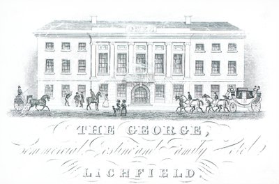 Kereskedelmi kártya, The George alkotó: English School