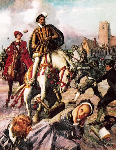 Tragédia Szent Bertalan napján, 1572 alkotó: English School