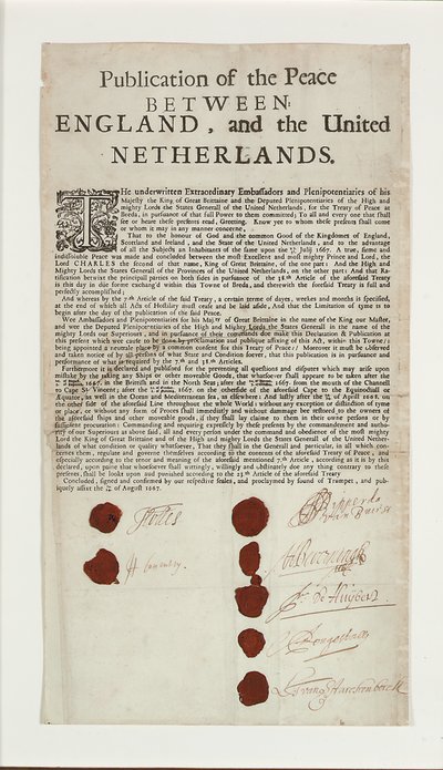 Bredai szerződés, 1667 alkotó: English School