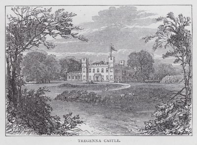 Tregenna vára (metszet) alkotó: English School