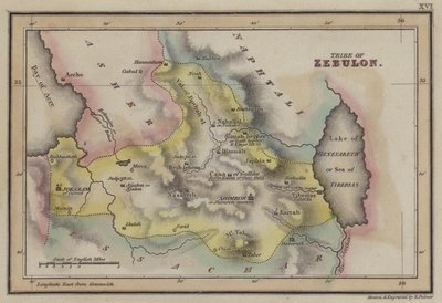 Zebulon törzse (színes metszet) alkotó: English School