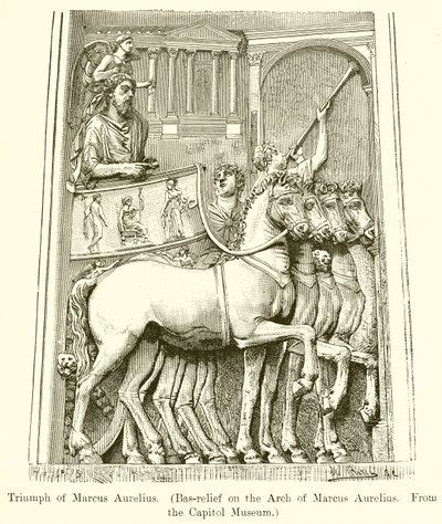 Marcus Aurelius diadala. (Marcus Aurelius boltívének domborműve. A Capitolium Múzeumból) alkotó: English School