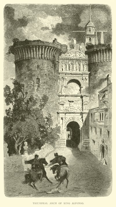 Alfonso király diadalíve alkotó: English School