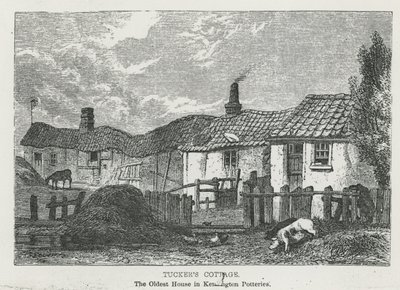 Tuckers Cottage, a Kensington Potteries legrégebbi háza alkotó: English School