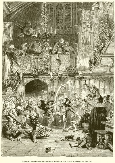 Tudor Times – karácsonyi mulatságok a bárói teremben alkotó: English School