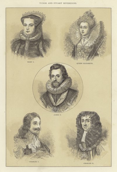 Tudor és Stuart uralkodók alkotó: English School