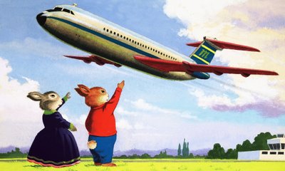 Tufty integetett a repülőgépnek alkotó: English School