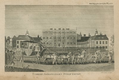 Török nagykövetek nyilvános belépője. alkotó: English School